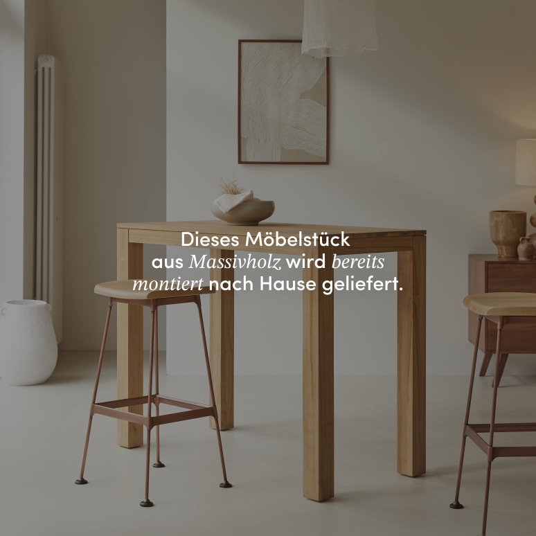 Eden - Bartisch aus massivem Teak für 2–4 Personen