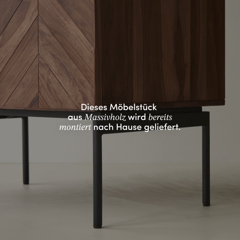 Ismaël - Badezimmermöbel aus massivem Palisanderholz 80 cm