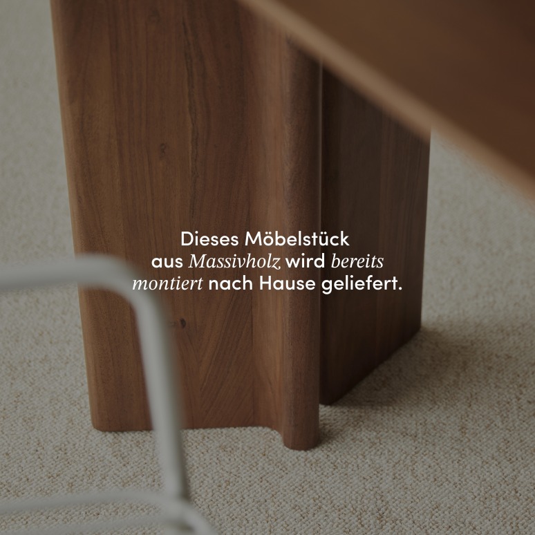 Suzanne - Küchentisch aus massiver Akazie 2-4 Pers.