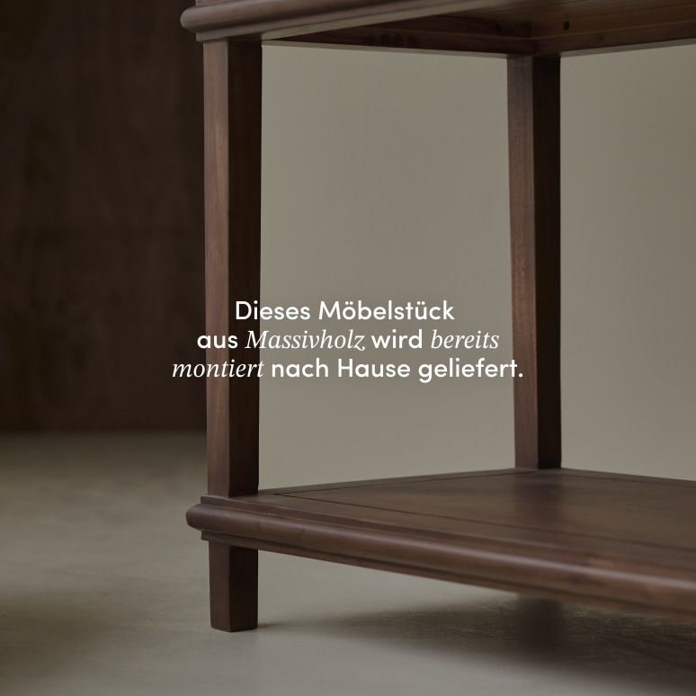 Achille - Konsole aus massivem Akazienholz 120 cm