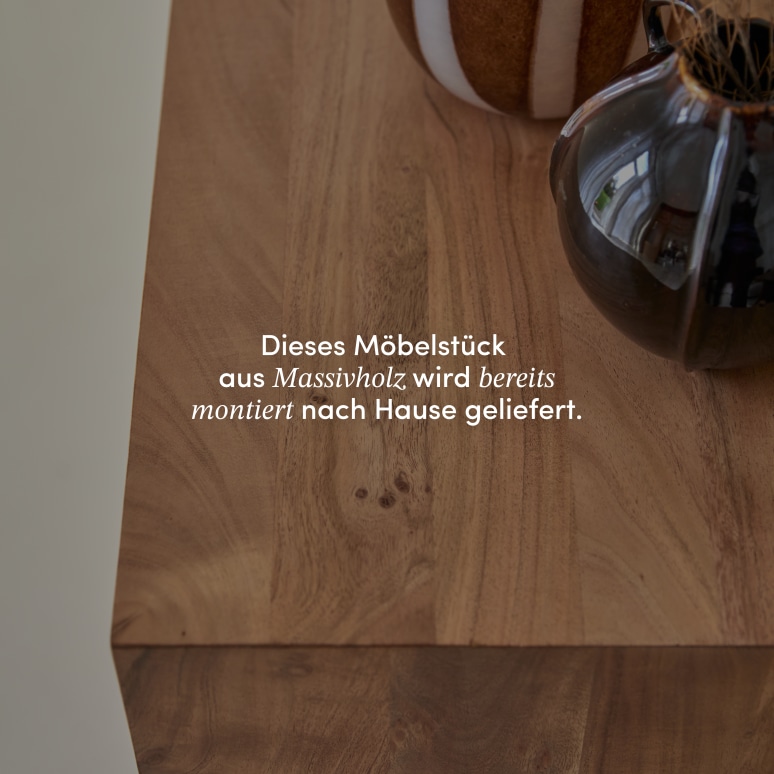 Olga - Buffet aus massivem Akazienholz 200 cm