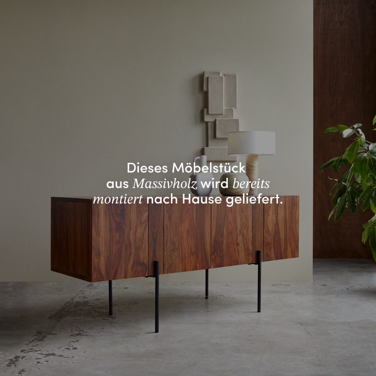 Honorine - Highboard aus massivem Palisanderholz 165 cm