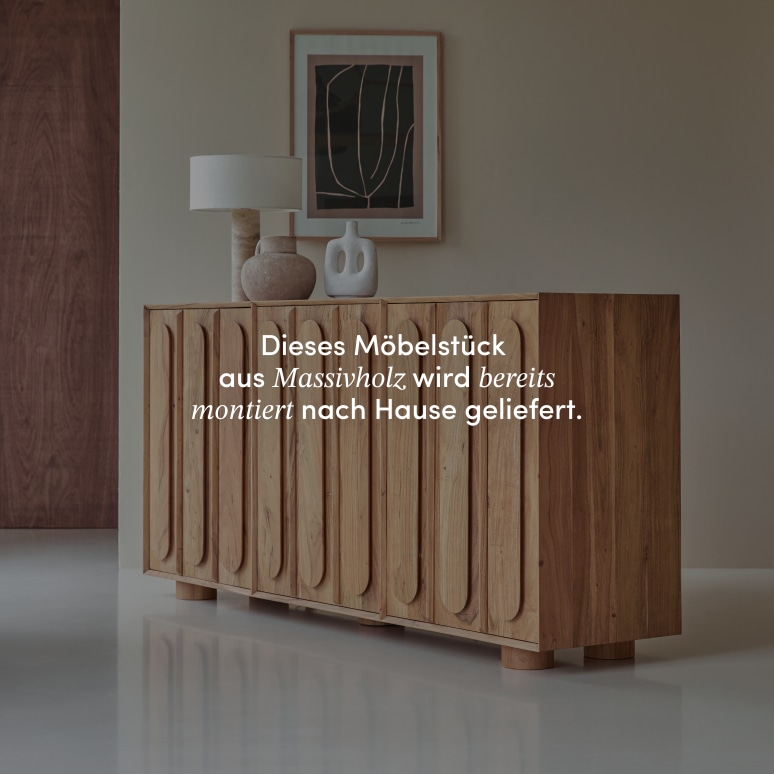 Olga - Buffet aus massivem Akazienholz 180 cm