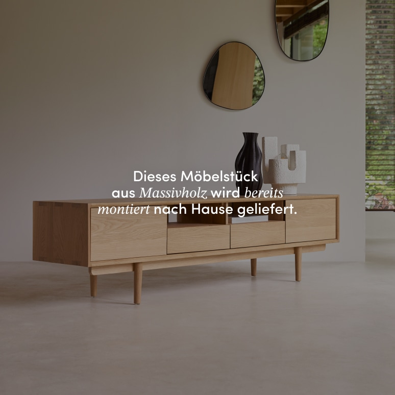 Ellie - TV-Schrank aus massiver Eiche 180 cm