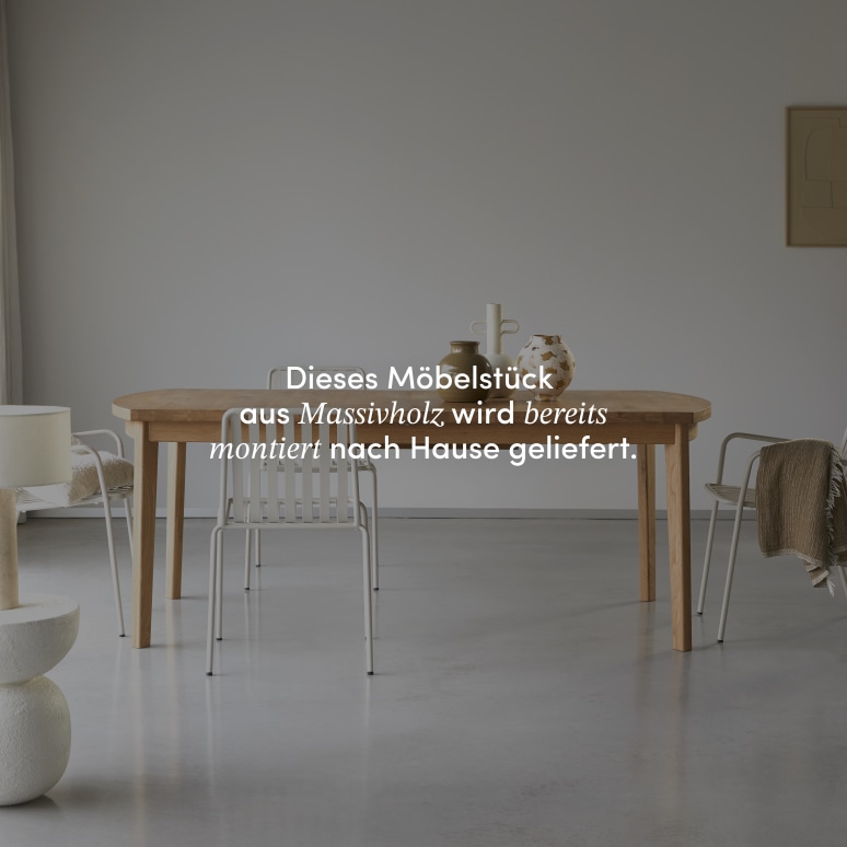 Maia - Ausziehtisch aus massivem Eichenholz 6-12 Pers.