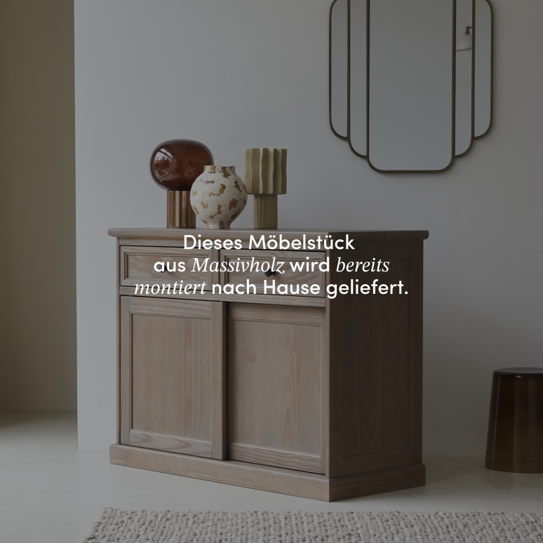 Roma - Sideboard aus massivem Kiefernholz 110 cm