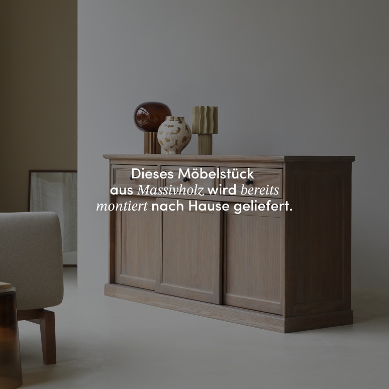 Roma - Sideboard aus massivem Kiefernholz 170 cm