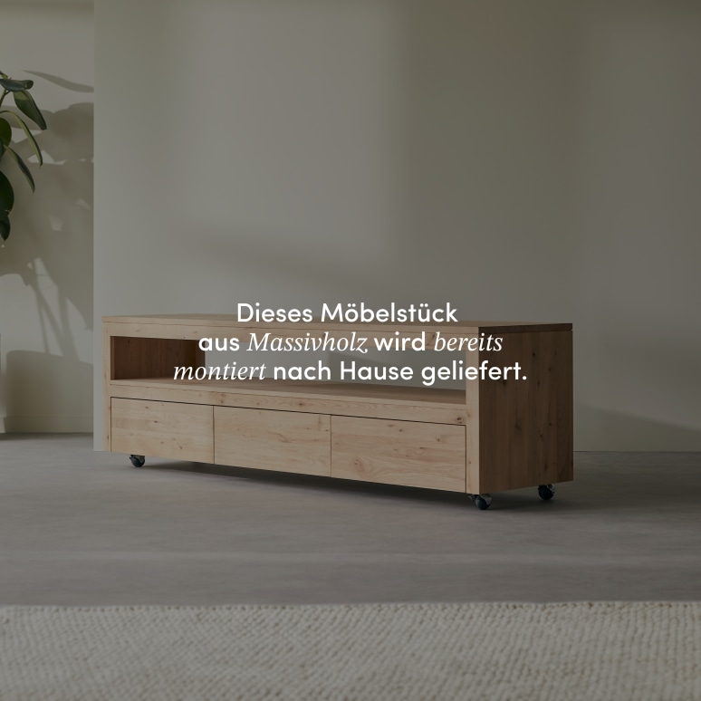 Anoa - TV Schrank aus massivem Eichenholz 180 cm
