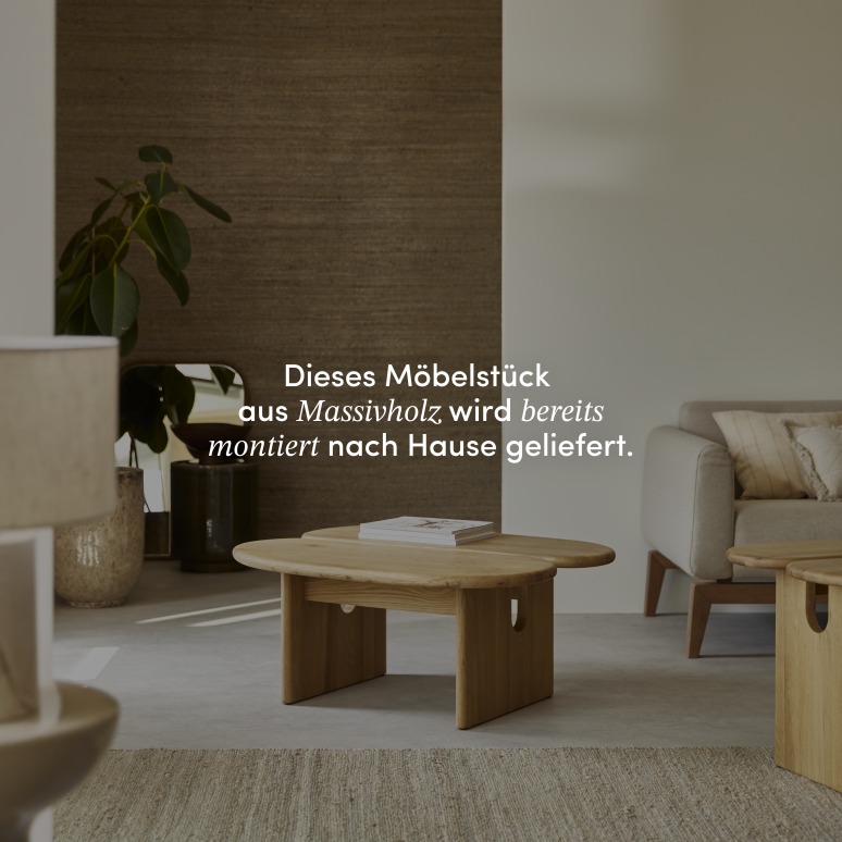 Sophia - Couchtisch aus massiver Eiche