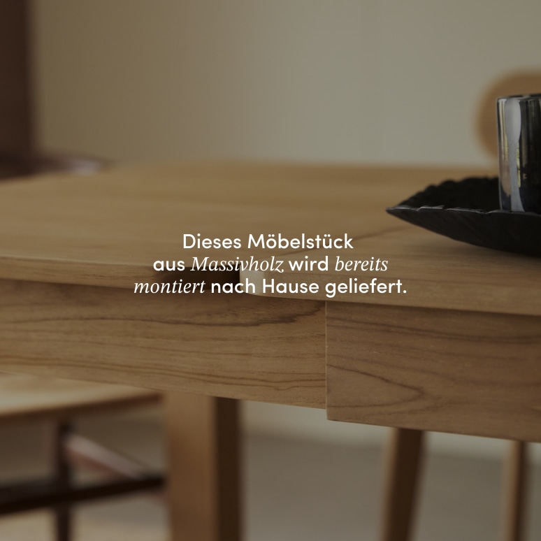 Léon - Ausziehtisch aus massivem Teakholz 8-10 Pers.