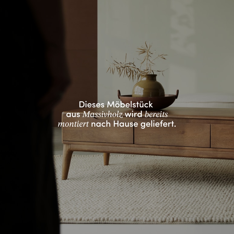 Gabrielle - Couchtisch aus massivem Mangoholz Gabrielle