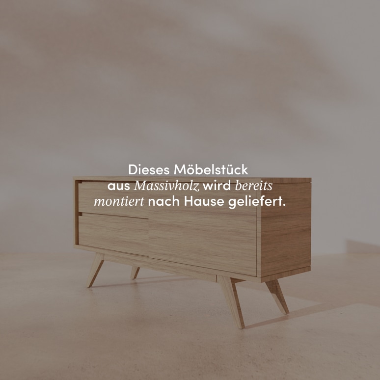 Esmée - Sideboard aus massiver Eiche 130 cm