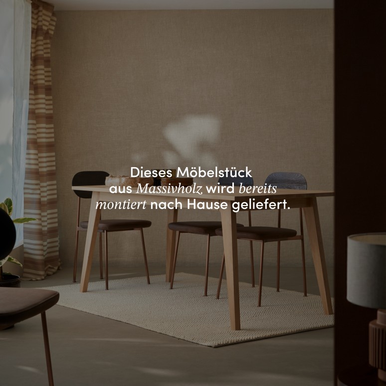 Esmée - Tisch aus massiver Eiche, 6–8 Pers.