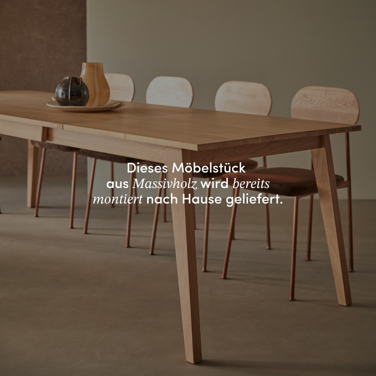 Esmée - Ausziehbarer Tisch aus massiver Eiche 6-12 Pers.