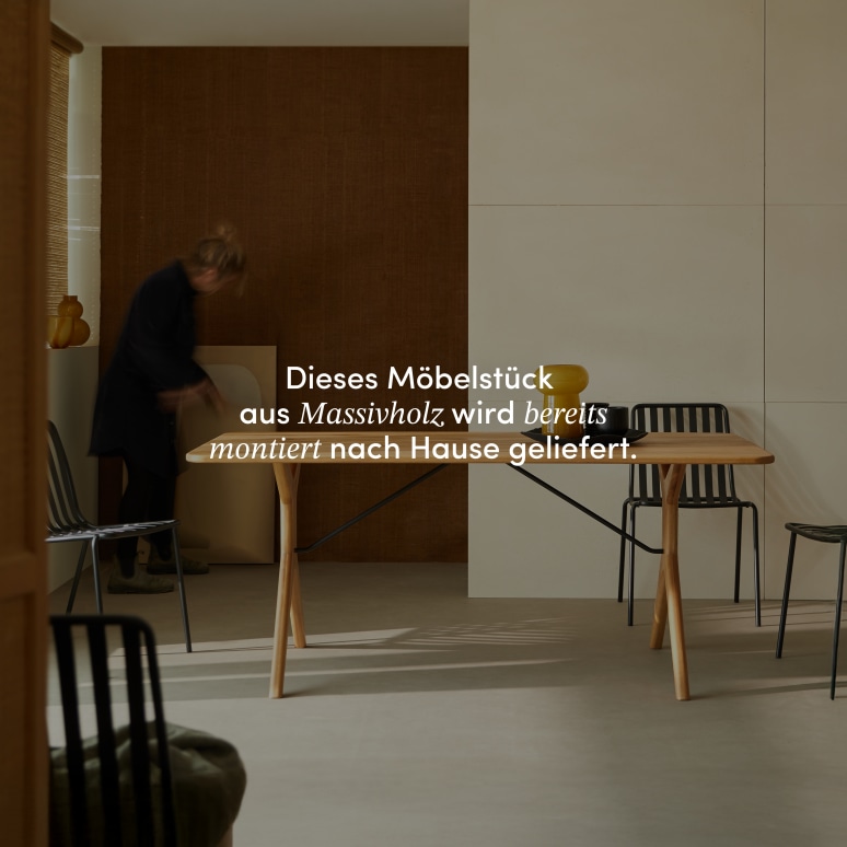 Martin - Ausziehbarer Tisch aus massiver Eiche, 6-12 Pers.