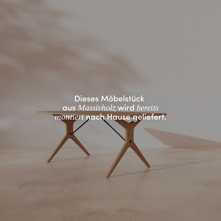 Martin - Ausziehbarer Tisch aus massiver Eiche, 6-12 Pers.