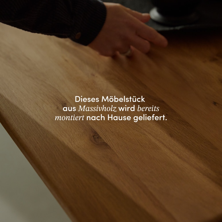 Martin - Ausziehbarer Tisch aus massiver Eiche, 6-12 Pers.