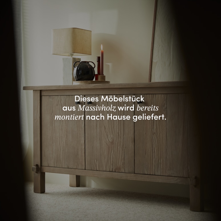 Hazel - Anrichte aus recycelter massiver Kiefer 150 cm