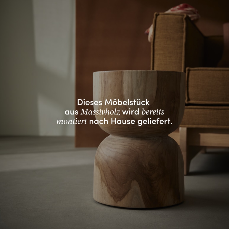 Mare - Beistelltisch aus massivem Teakholz