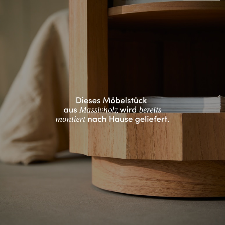 Andréa - Nachttisch aus massivem Mindiholz