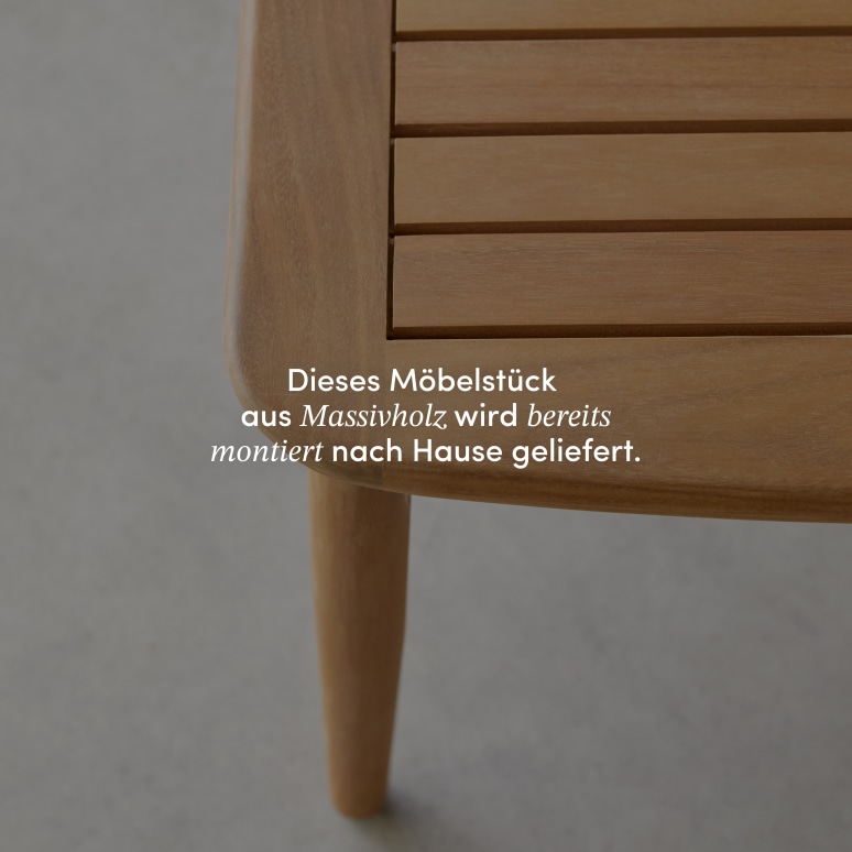 Daniela - Garten-Couchtisch aus massivem Akazienholz