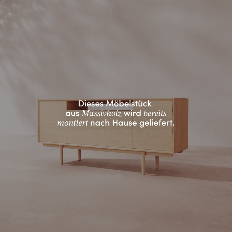 Ellie - Sideboard aus massiver Eiche 180 cm