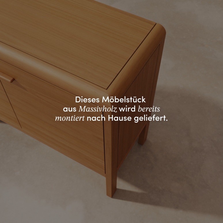 Livia - Sideboard aus massivem Mahagoni 100 cm