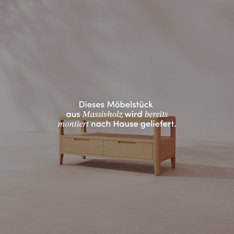 Arto - TV-Schrank aus massivem Eichenholz 100 cm