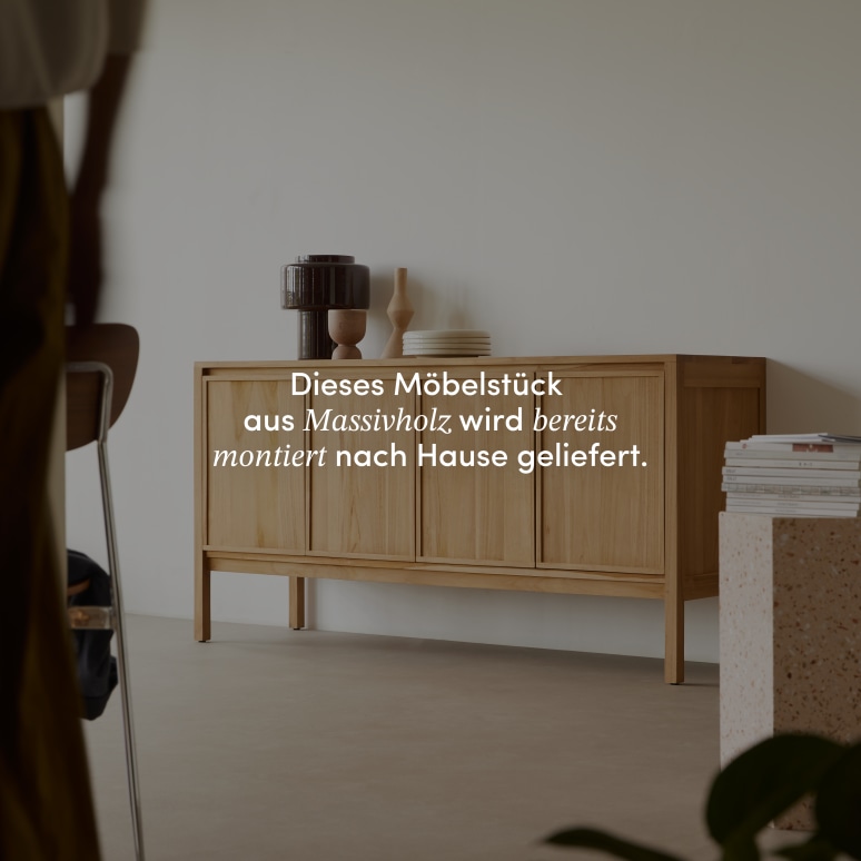 Jane - Sideboard aus massivem Teak 160 cm