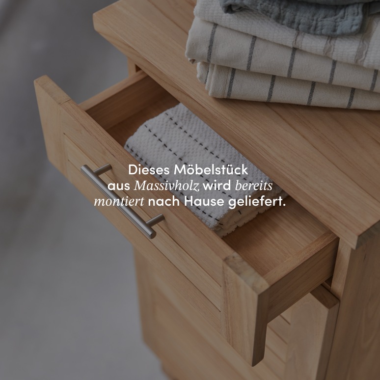 Soho - Badmöbel-Set aus massivem Teakholz