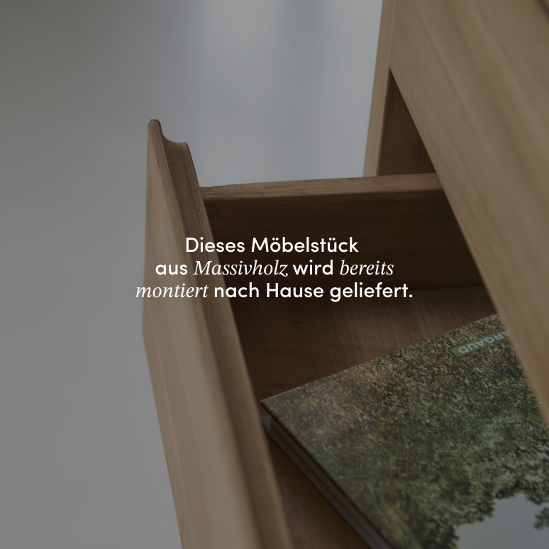 Eden - Nachttisch aus massivem Teak 3 Schubladen