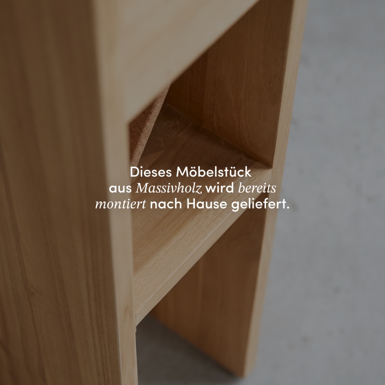 Eden - Nachttisch aus massivem Teakholz