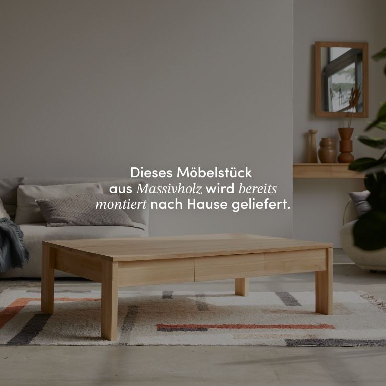 Eden - Couchtisch aus massivem Teakholz