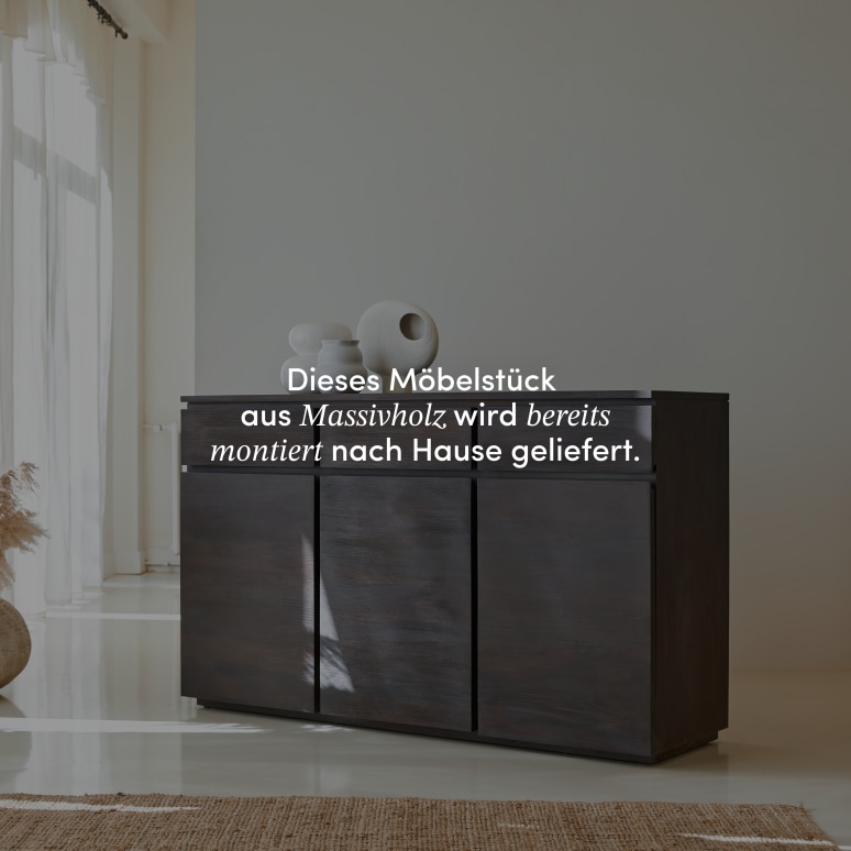 Eva - Buffet aus massivem Mahagoniholz 150 cm