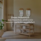 Achille - Waschtischunterschrank aus massivem Teakholz 135 cm