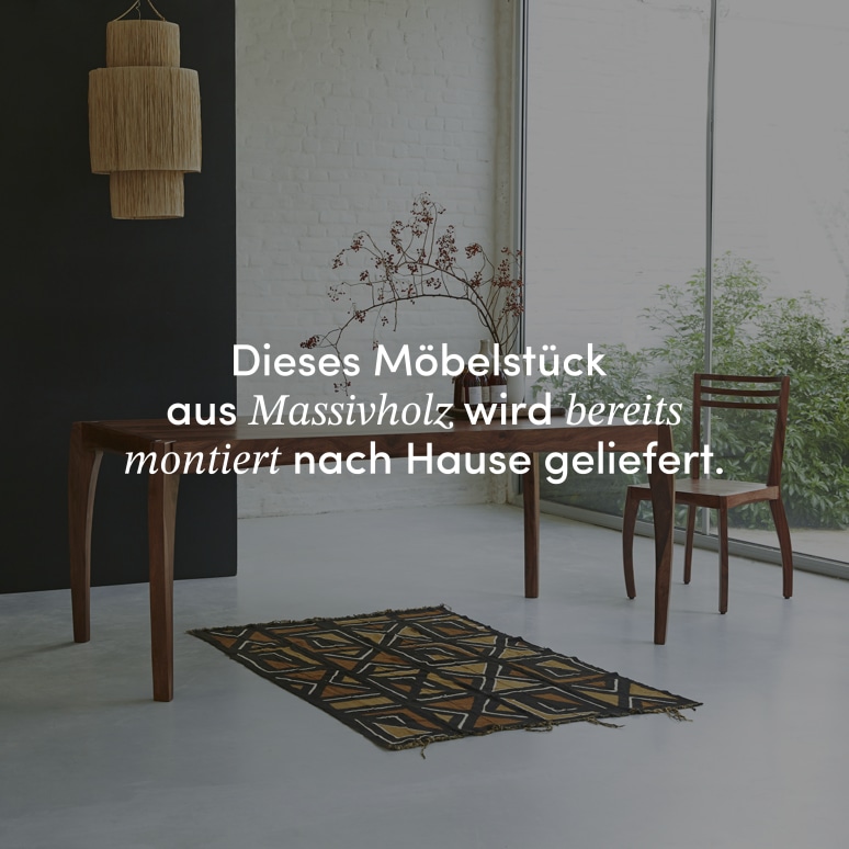 Luna - Esstisch aus massivem Palisander 6/8 Pers.