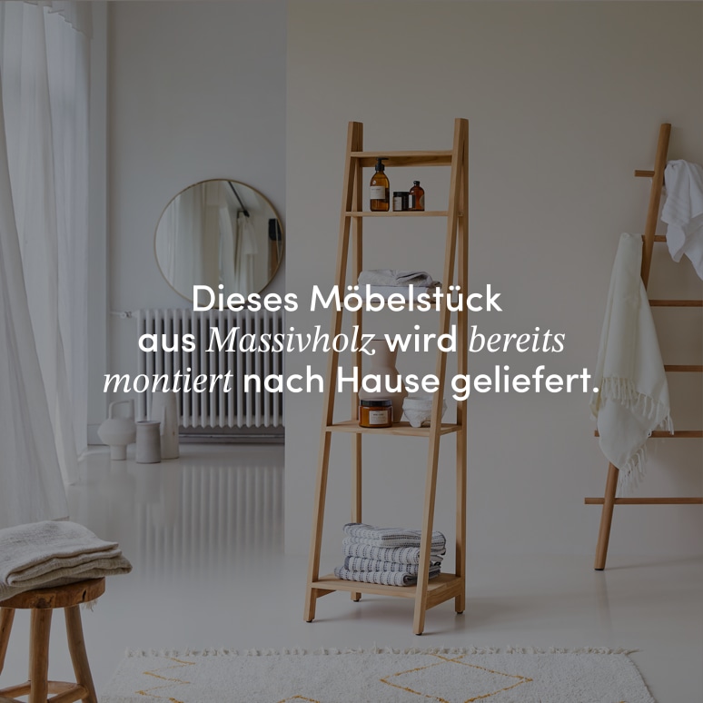 Bahya - Regal aus massivem Teakholz