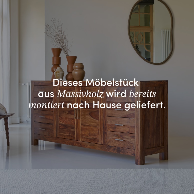 Mezzo - Buffet aus massivem Palisanderholz 205 cm