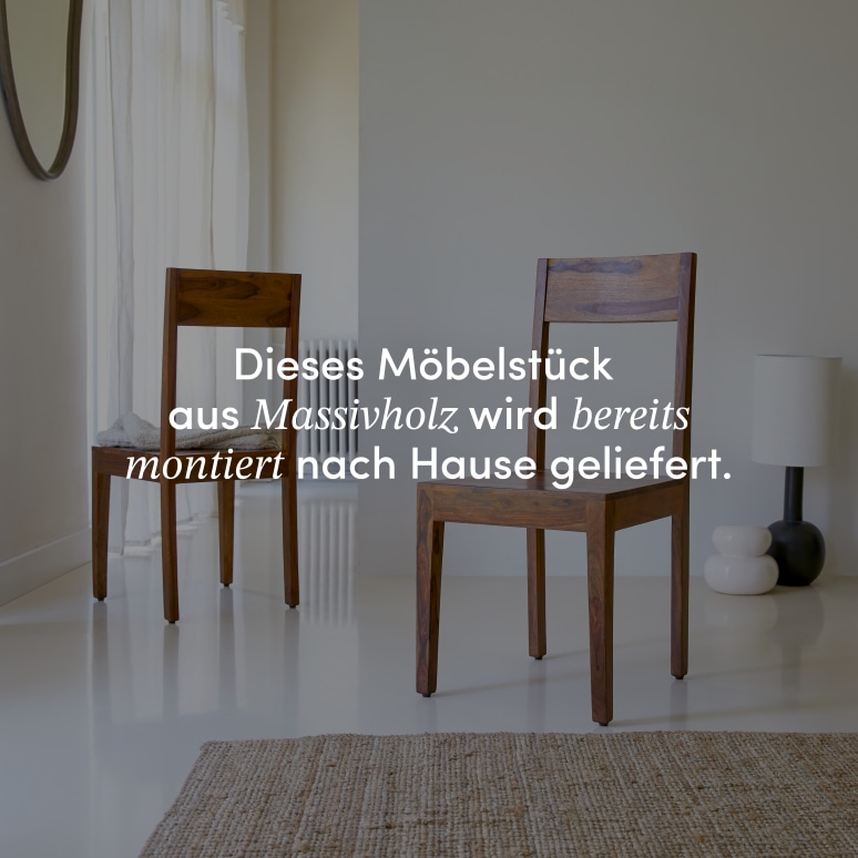 Mezzo - Stuhl aus massivem Palisanderholz