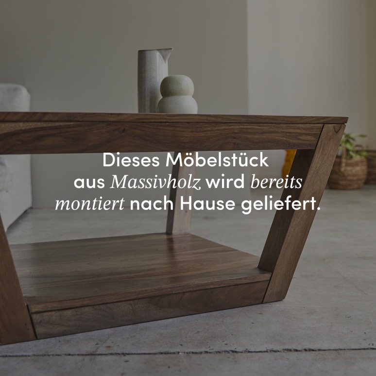 Villa - Couchtisch aus massivem Palisanderholz