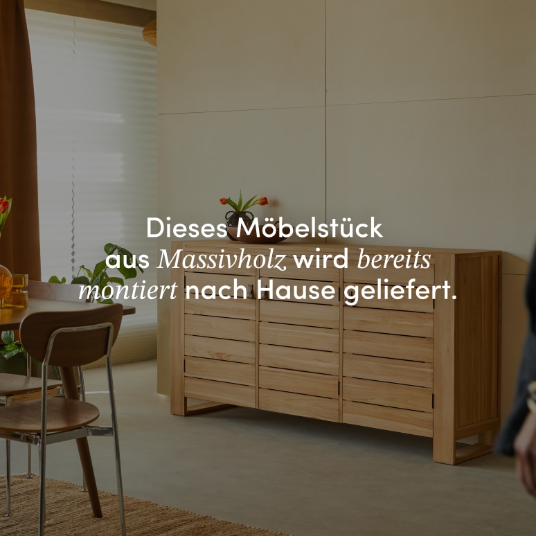 Minimalys - Buffet aus massivem Teakholz 170 cm