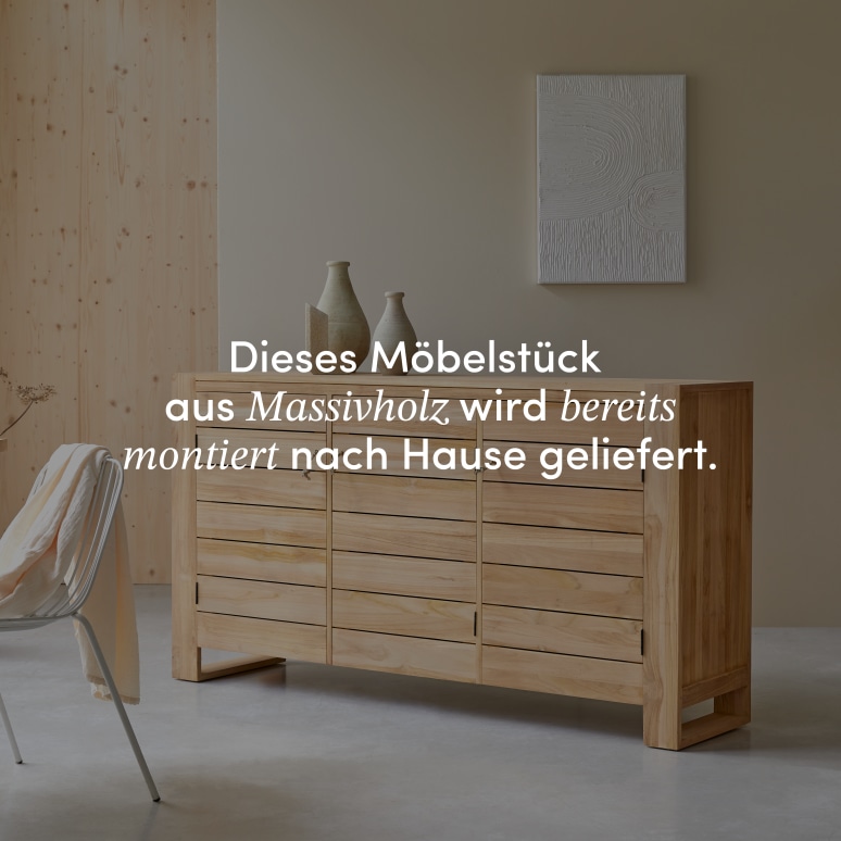 Minimalys - Buffet aus massivem Teakholz 170 cm