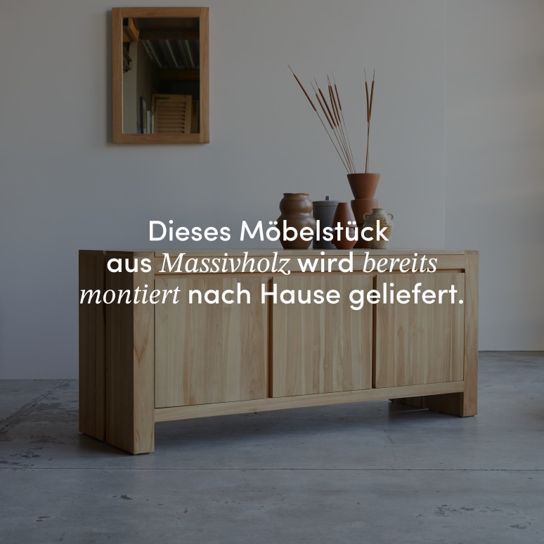 Eden - Buffet aus massivem Teakholz 160 cm