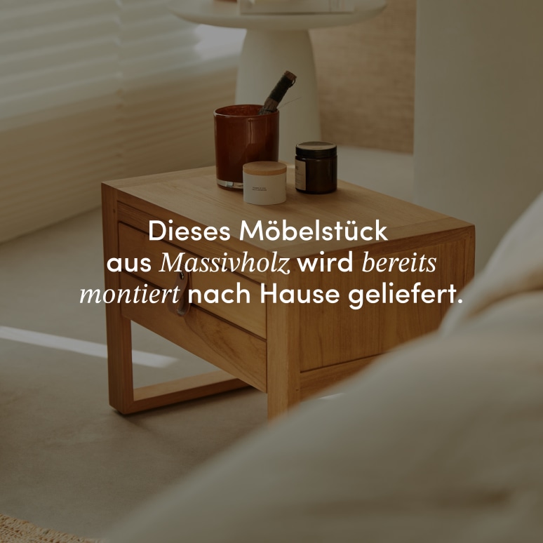 Minimalys - Kinder-Nachttisch aus massivem Teak