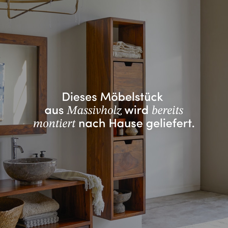 Kwarto - Hochschrank aus massivem Palisanderholz