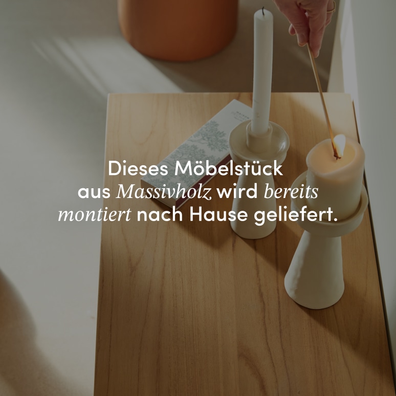 Basil - TV Schrank aus massivem Teak 140cm