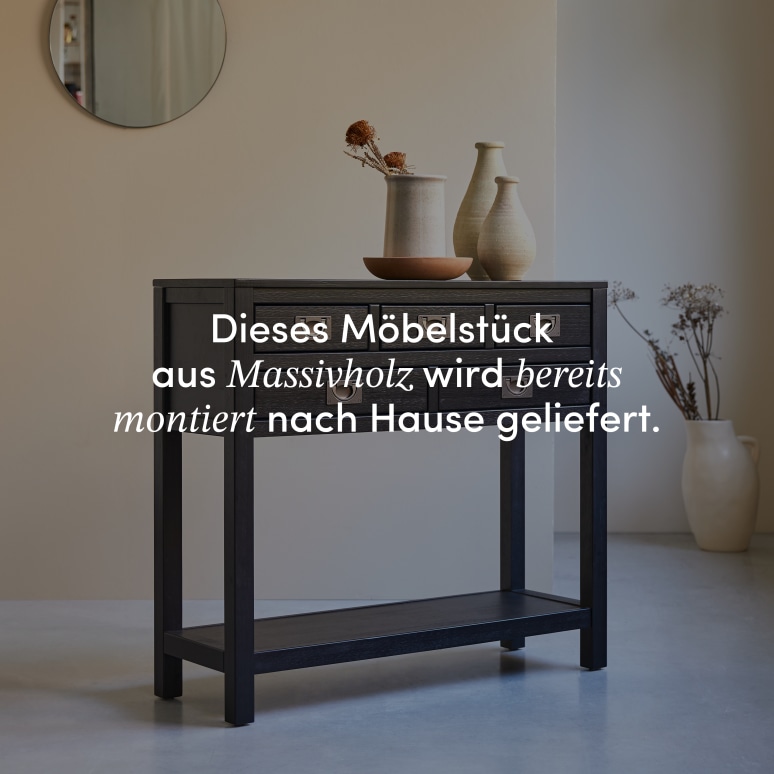 Klaten - Konsole aus massivem Kiefernholz