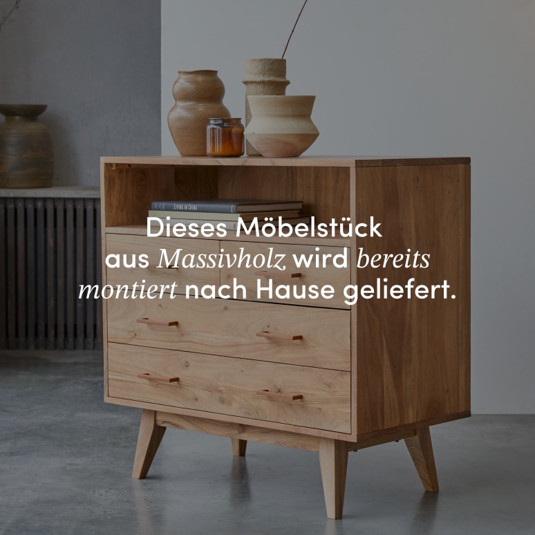 Oslo - Kommode aus massivem Akazienholz