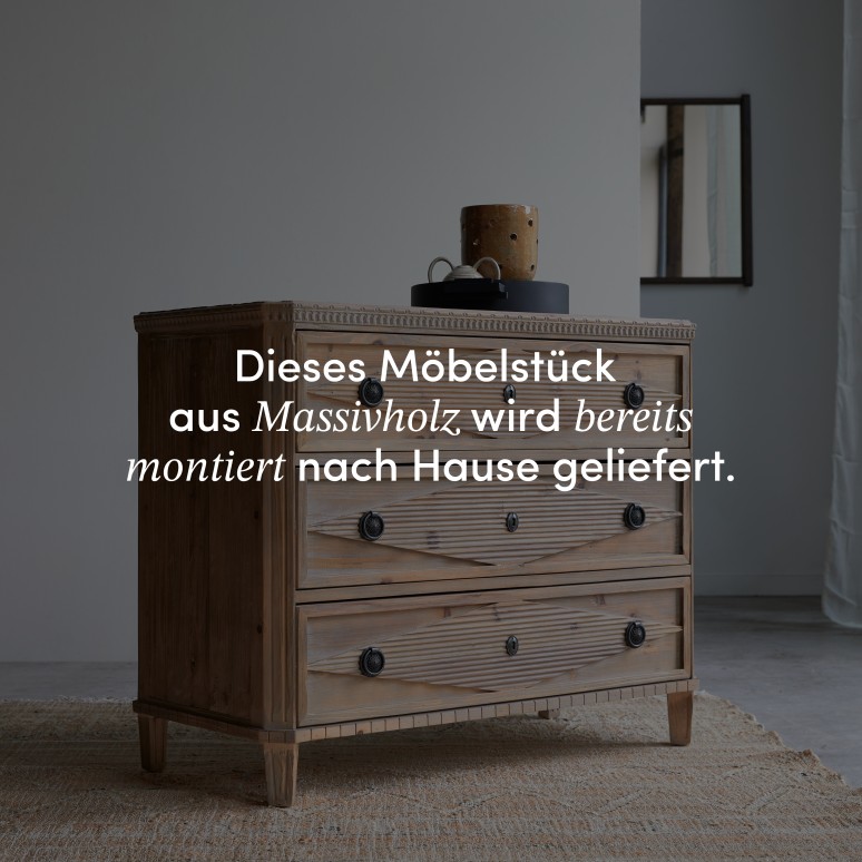 Emily - Kommode aus massiver recycelter Pinie