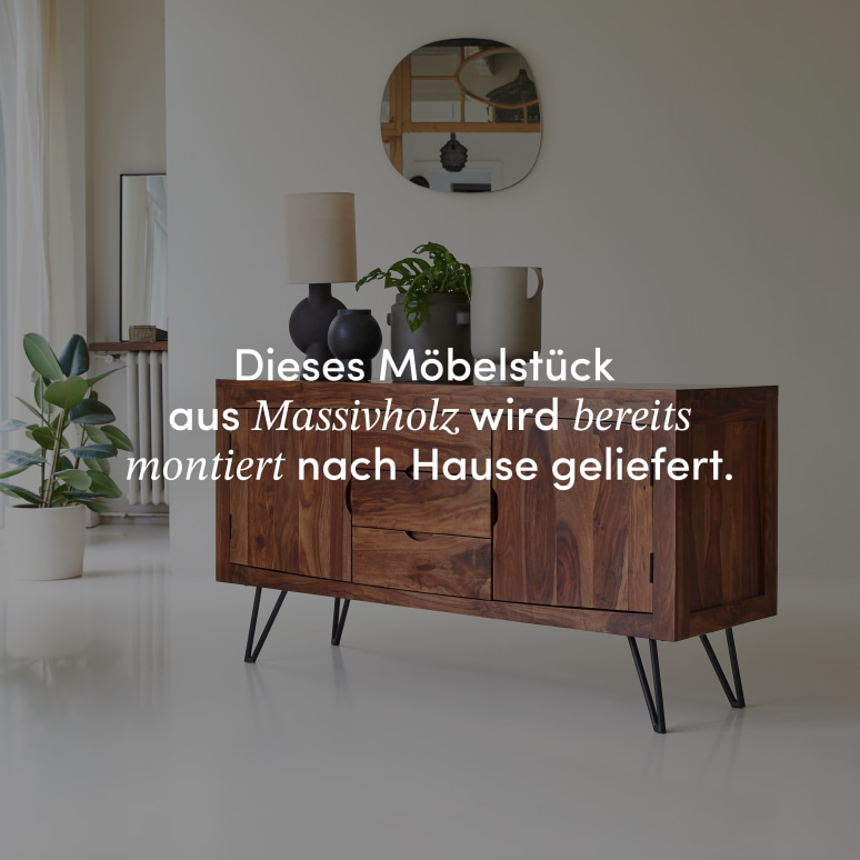 Bonnie - Buffet aus massivem Palisanderholz 150 cm